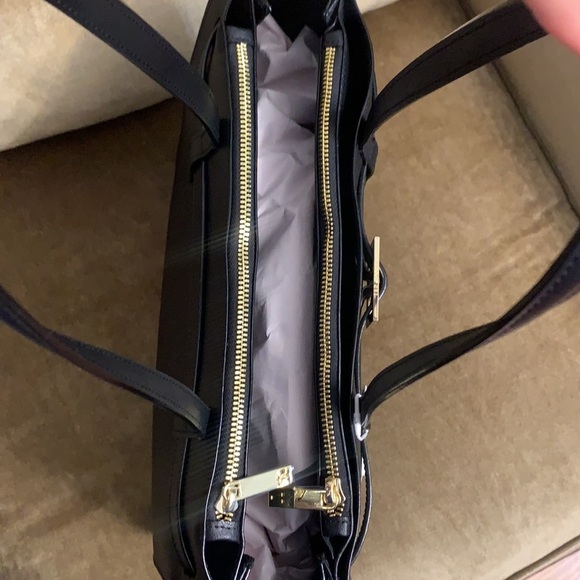 Ted Baker London buckle large tote bag, black emillyy NEW - Picture 5 of 16